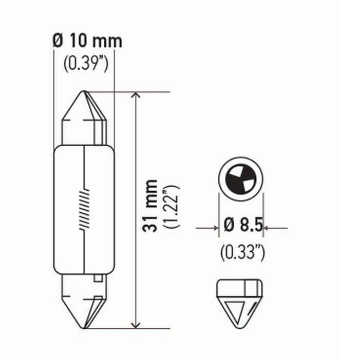 Sun Visor Light Bulb for Ducati Monster 796 2014 2013 2012 2011 P-1613116