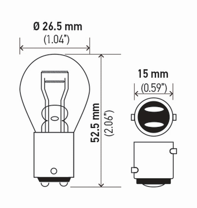 Rear Brake Light Bulb for Mercedes-Benz ML430 2001 2000 1999 P-1616172