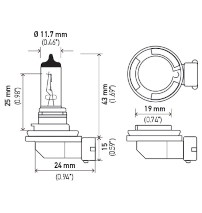 Front Cornering Light Bulb for Mercedes-Benz C300 2010 2009 2008 P-1589002