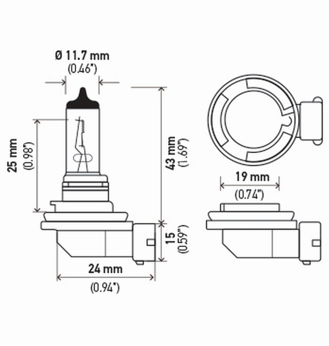 Front Cornering Light Bulb for BMW 1 Series M 2011 P-1589944