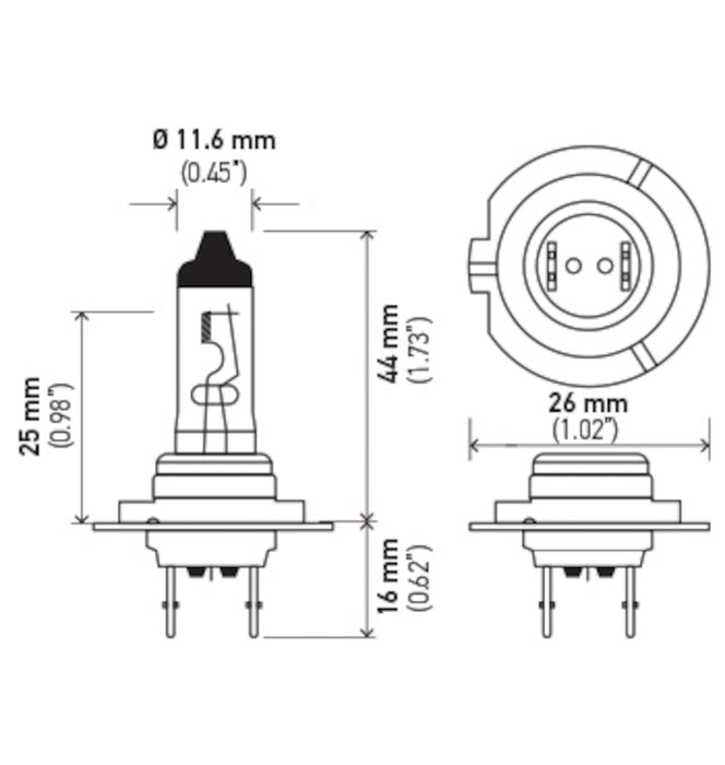 High Beam OR Low Beam Cornering Light Bulb for Piaggio BV 350 ABS 2016 2015 P-1593045