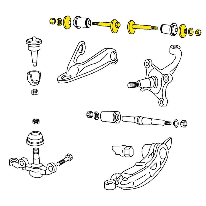 Front Upper Alignment Caster / Camber Kit for Dodge Polara 1973 1972 1971 1970 1969 1968 1967 1966 1965 1964 1963 1962 1961 1960 P-491208