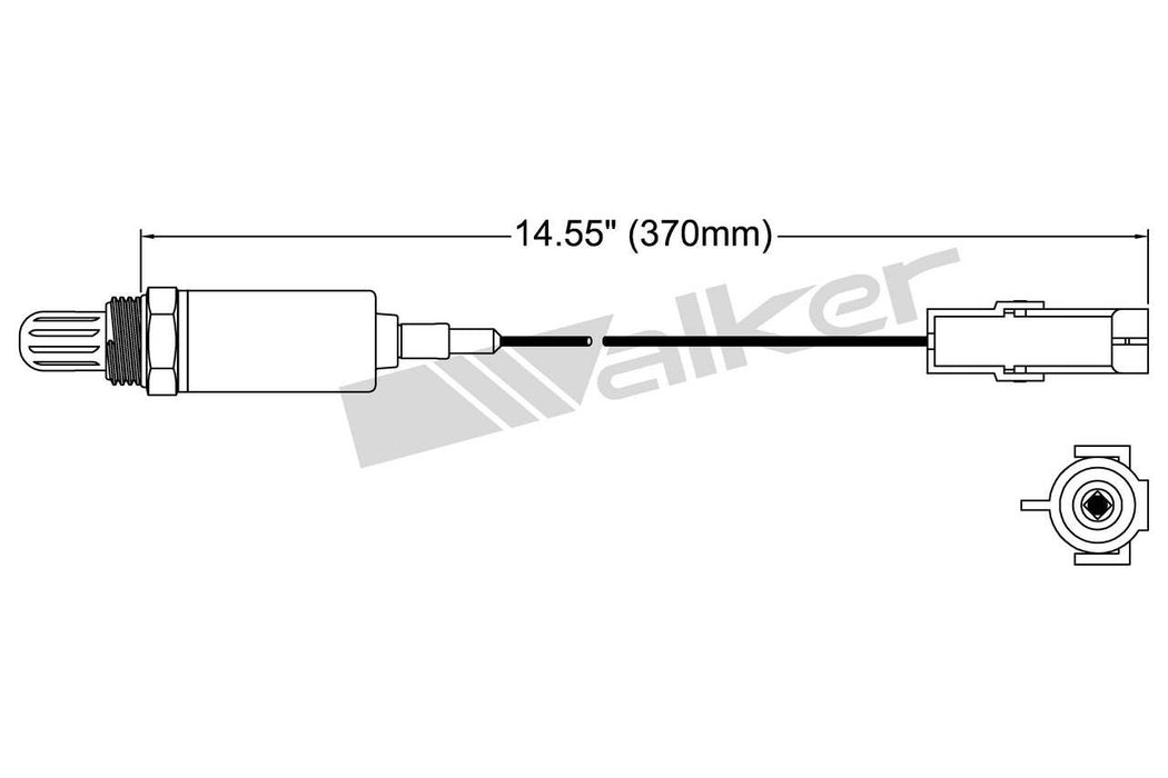 Upstream Oxygen Sensor for Chevrolet Beretta GAS 1996 1995 1994 1993 1992 1991 1990 1989 1988 1987 - Walker 250-21001