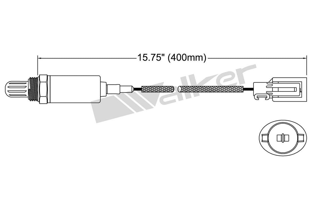 Upstream Oxygen Sensor for Jeep Grand Wagoneer 4.2L L6 GAS 14 VIN 1986 1985 1984 P-676765