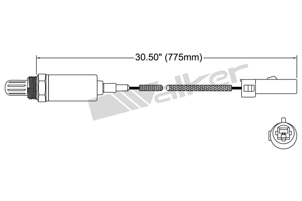 Upstream Oxygen Sensor for Mitsubishi Galant 2.4L L4 GAS 1987 1986 1985 P-676814