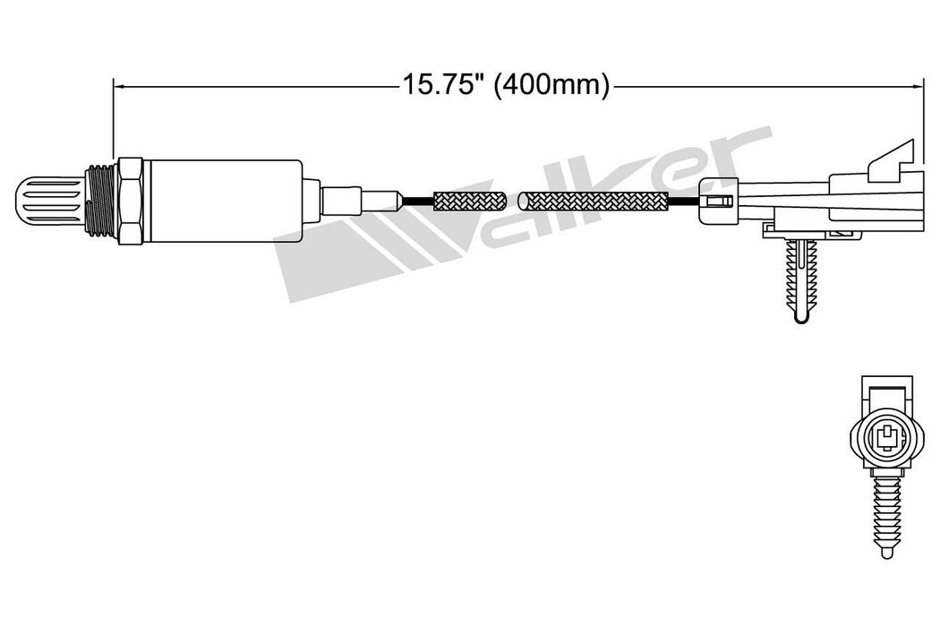 Upstream Oxygen Sensor for Saturn SC1 1.9L L4 GAS 11 VIN 2002 2001 2000 1999 1998 1997 1996 1995 P-676959