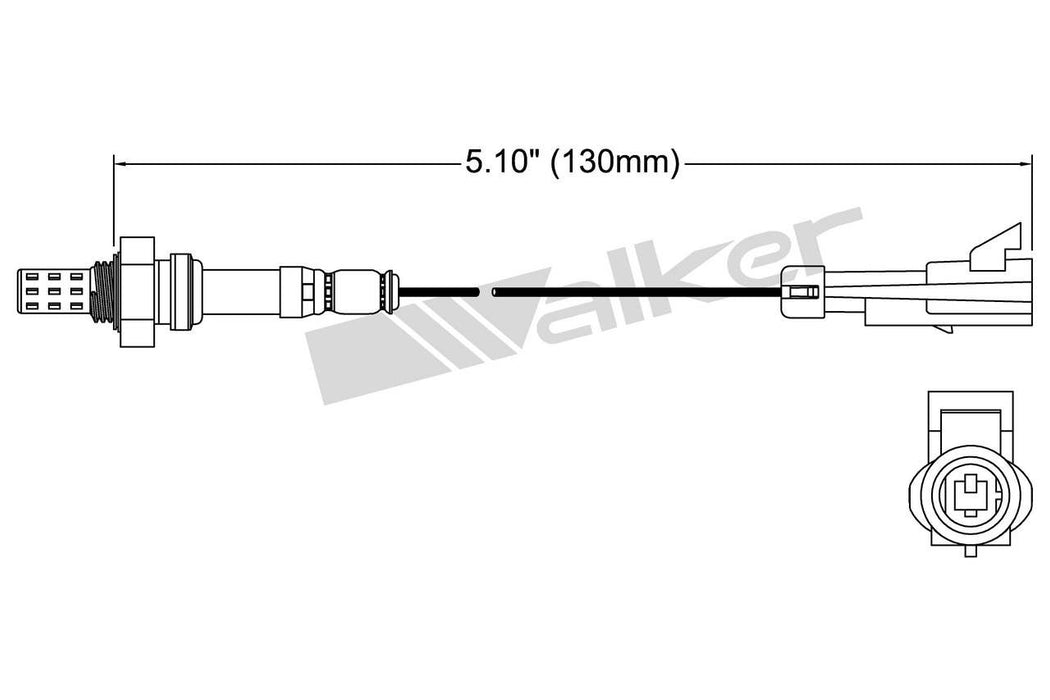 Upstream Oxygen Sensor for Saturn SW2 1.9L L4 GAS 25 VIN 1994 1993 P-676973