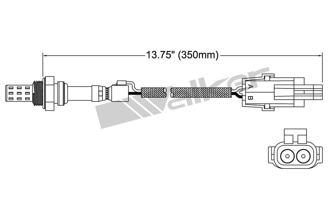 Upstream Oxygen Sensor for Oldsmobile Cutlass Calais 3.8L V6 GAS 1981 1980 P-677070