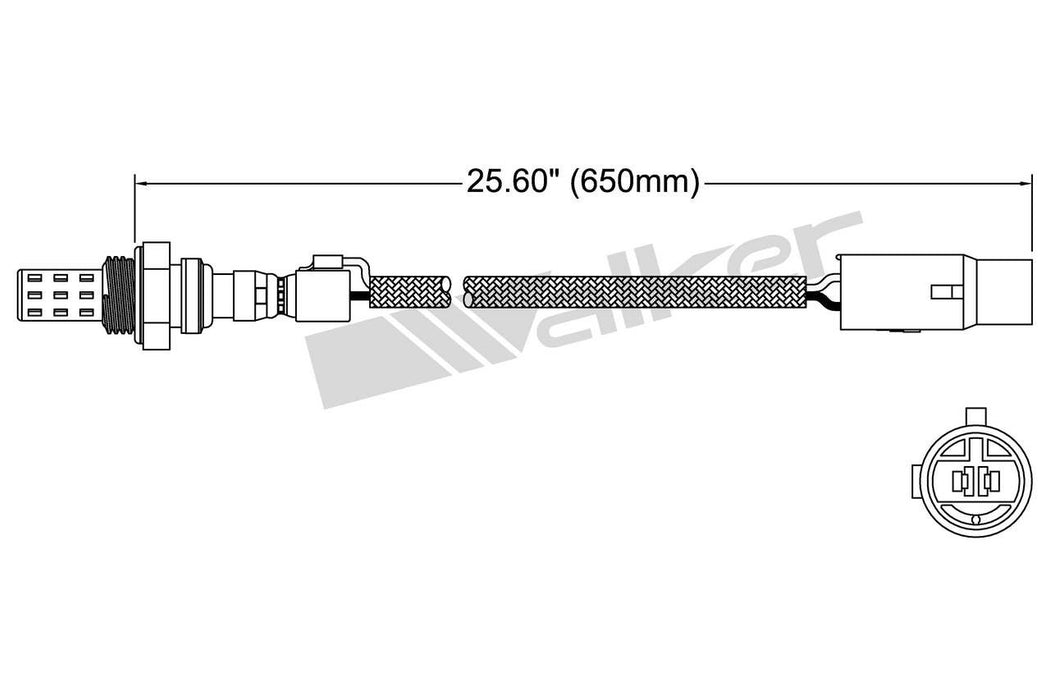 Upstream Oxygen Sensor for Hyundai Sonata 2.4L L4 GAS 16 VIN 1991 1990 1989 P-677094