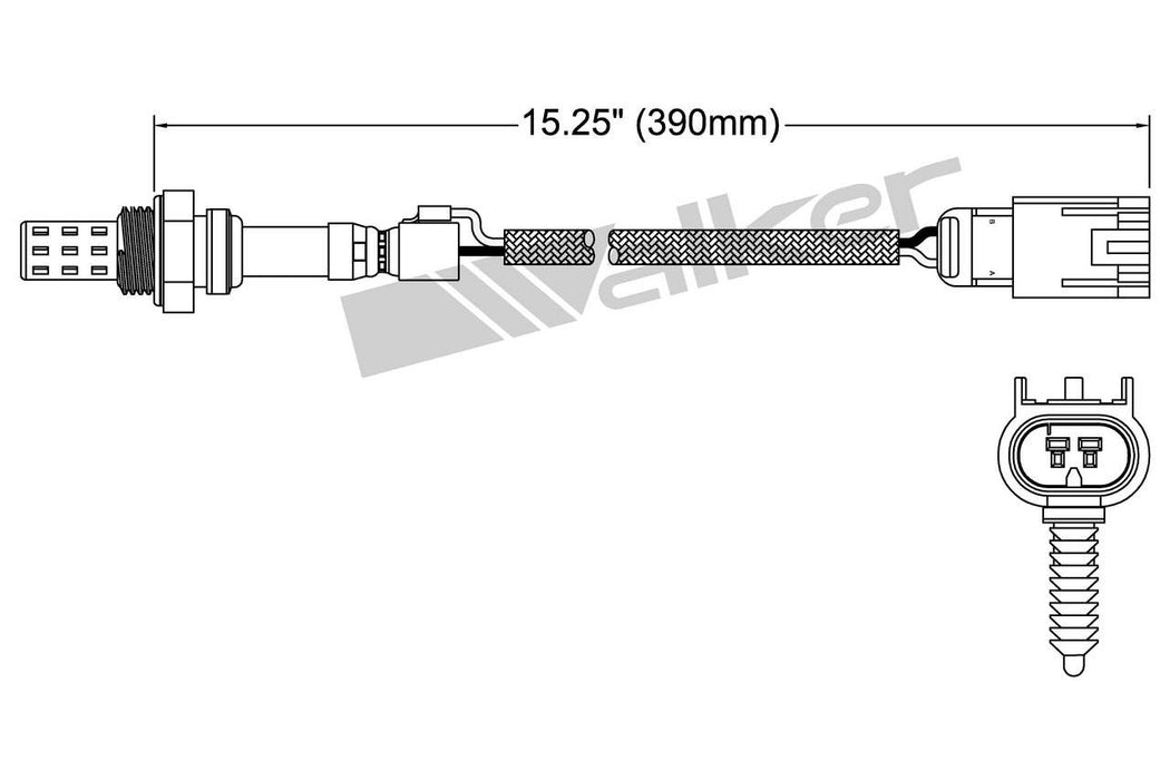 Upstream Oxygen Sensor for Pontiac Grand Am 2.4L L4 GAS 17 VIN 2001 2000 P-677139