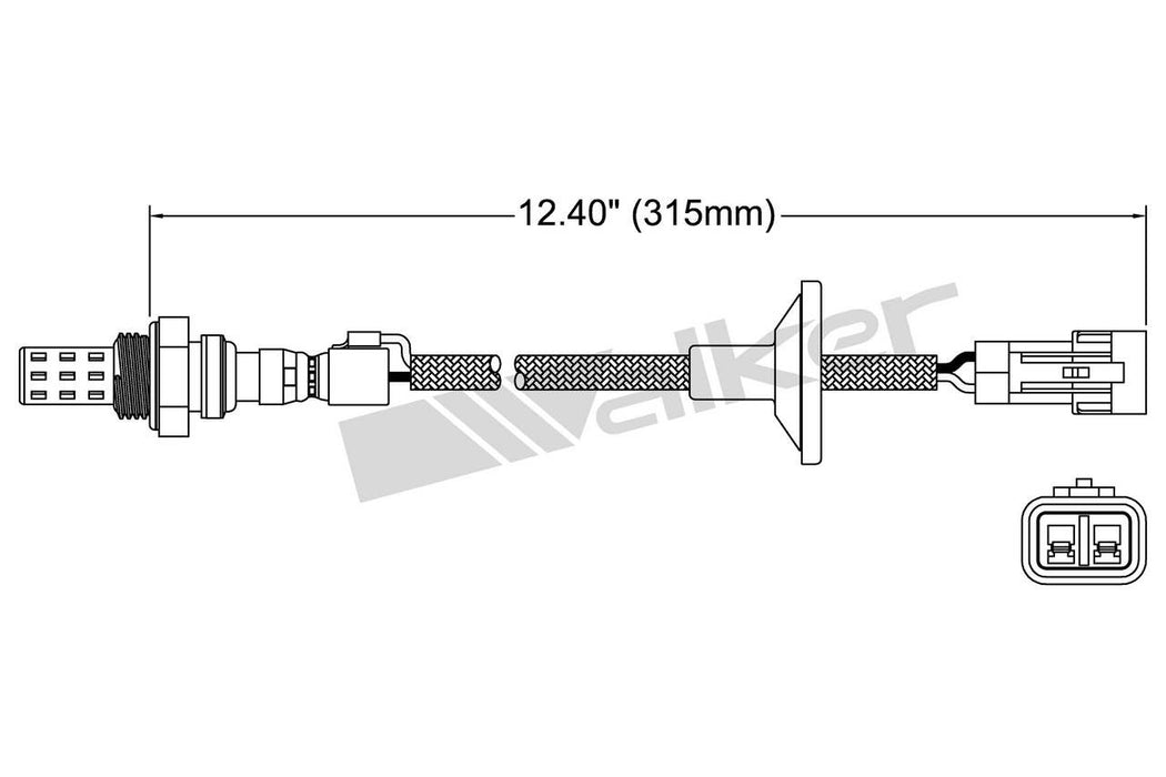 Downstream Oxygen Sensor for Geo Prizm 1.6L L4 GAS 8 VIN 1992 1991 1990 P-677147