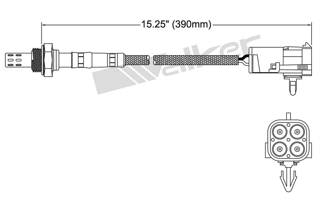 Upstream Oxygen Sensor for Geo Storm 1.6L L4 GAS 8 VIN 1991 1990 P-677256