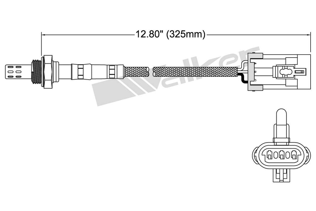 Upstream Oxygen Sensor for Chevrolet G30 4.3L V6 GAS 28 VIN 1996 1995 P-677330