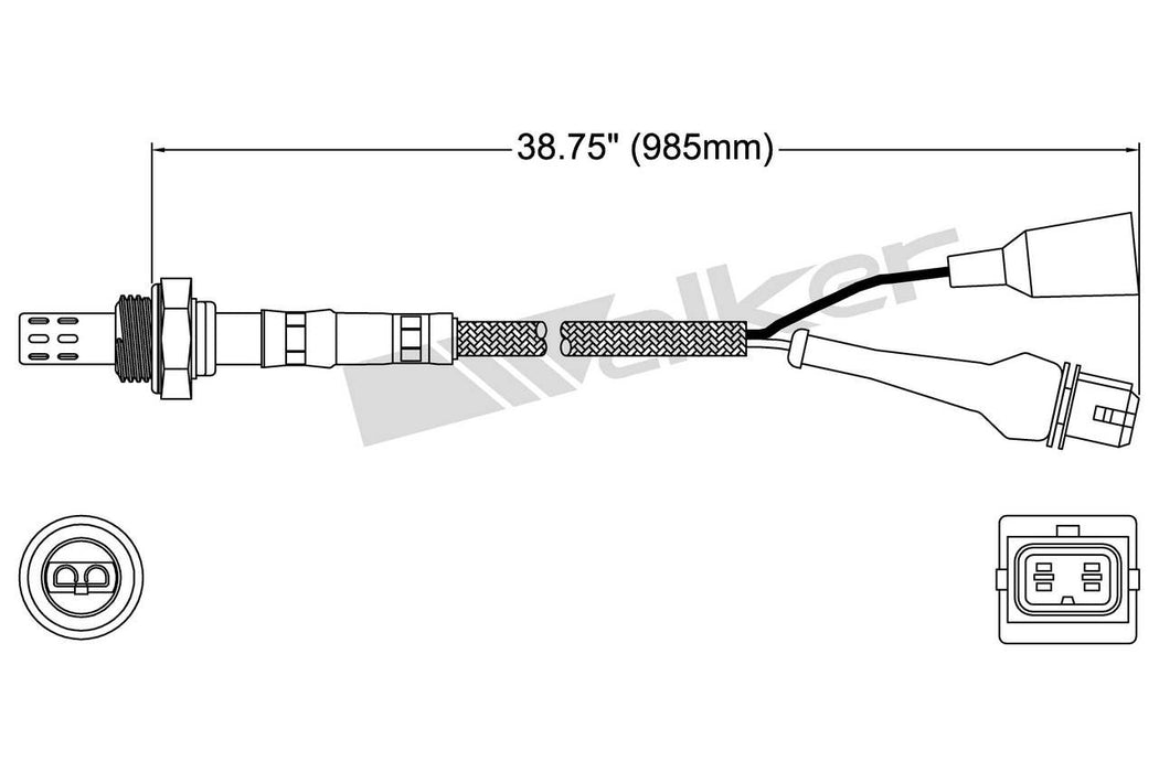 Upstream Oxygen Sensor for Volvo 244 2.3L L4 GAS 11 VIN 1987 1986 1985 1984 1983 P-677377