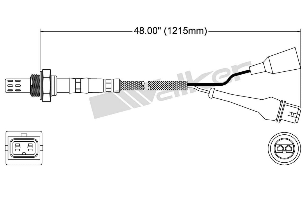 Upstream Oxygen Sensor for Volkswagen Jetta GAS 1992 1991 1990 1989 1988 1987 1986 1985 P-677463