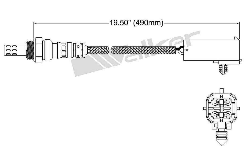 Upstream Oxygen Sensor for Dodge B3500 1995 P-677733