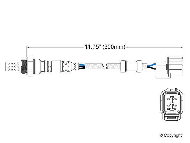 Upstream Oxygen Sensor for Honda Odyssey GAS 1998 1997 1996 1995 P-677838