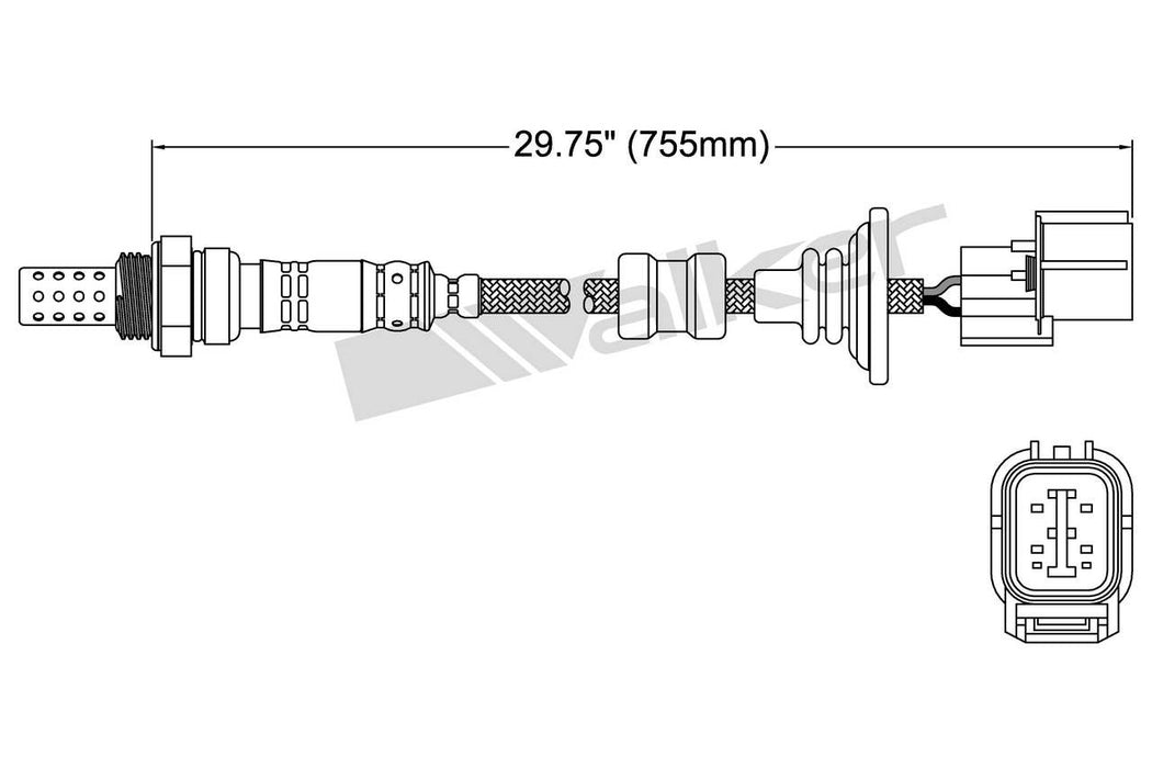 Downstream Oxygen Sensor for Acura TL 2.5L L5 GAS 1998 1997 1996 1995 P-678217