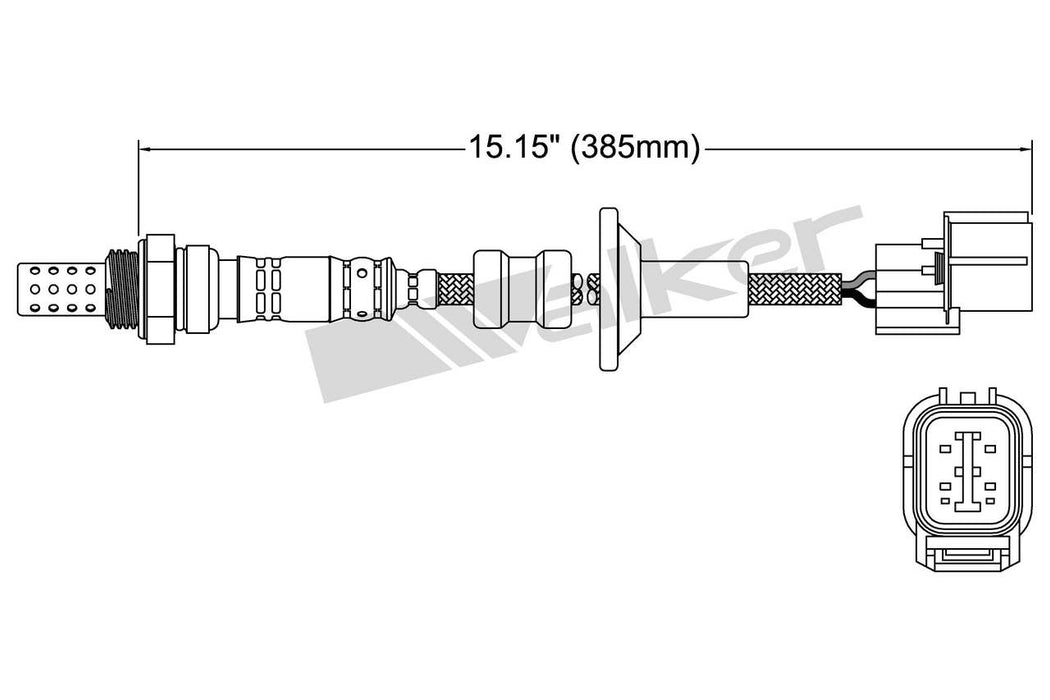 Downstream Oxygen Sensor for Honda Civic 1.6L L4 GAS 2000 1999 1998 P-678320