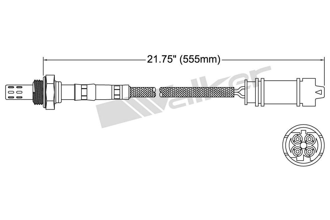 Downstream Left OR Downstream Right Oxygen Sensor for BMW Z8 GAS 2003 2002 2001 2000 P-678987