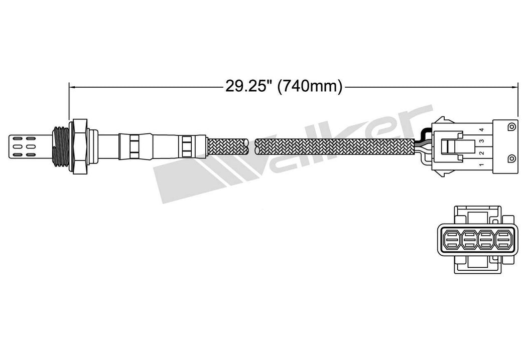 Upstream Oxygen Sensor for Volvo C70 GAS 1998 P-679093