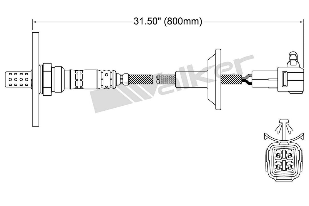 Upstream Oxygen Sensor for Toyota Pickup GAS 4WD 1988 P-679143