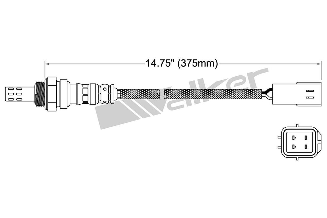 Downstream Oxygen Sensor for Suzuki Reno 2.0L L4 GAS 28 VIN 2008 2007 2006 P-679198