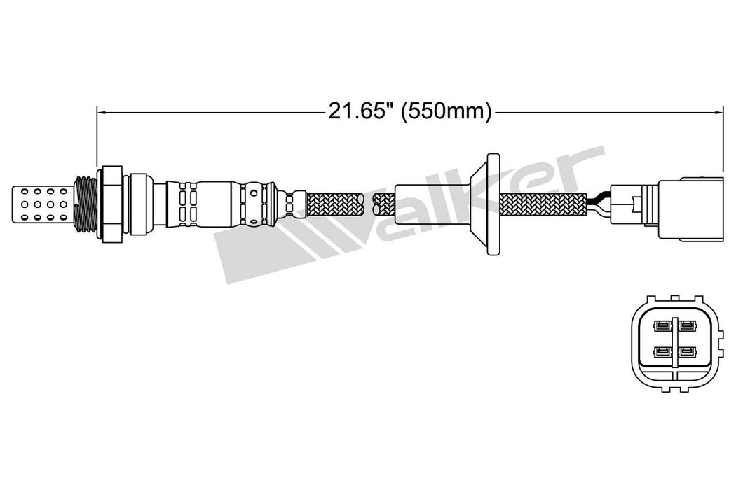 Downstream Left OR Downstream Right Oxygen Sensor for Lexus IS350 3.5L V6 GAS 2013 2012 2011 2010 2009 2008 2007 2006 P-679228