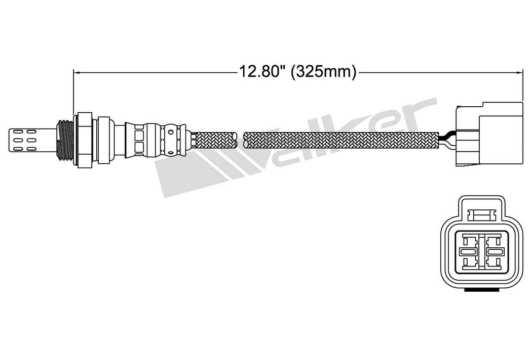 Upstream Oxygen Sensor for Mitsubishi Precis 1.5L L4 GAS 15 VIN 1994 1993 P-679608