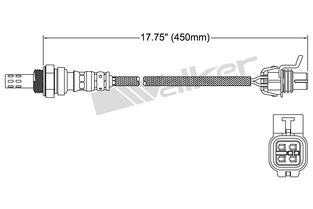 Downstream Right OR Upstream Right Oxygen Sensor for Chevrolet Express 1500 2007 2006 2005 2004 2003 P-679758