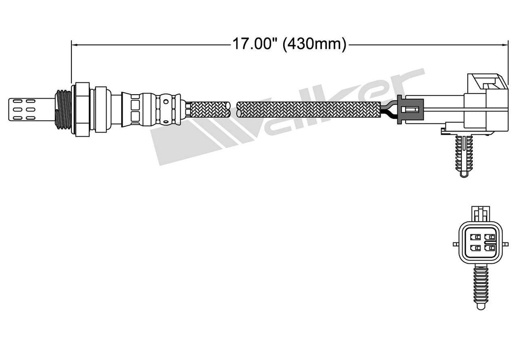 Downstream Left OR Downstream Right Oxygen Sensor for Chevrolet Tahoe 2007 2006 P-679899