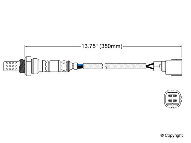 Downstream Rear Oxygen Sensor for Lexus ES330 3.3L V6 GAS 2006 2005 2004 P-679923