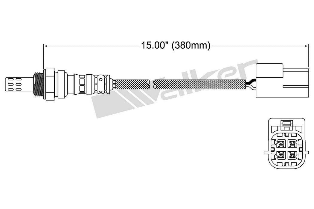 Downstream Rear Oxygen Sensor for Nissan Quest 3.5L V6 GAS 2009 2008 2007 2006 2005 2004 P-680238