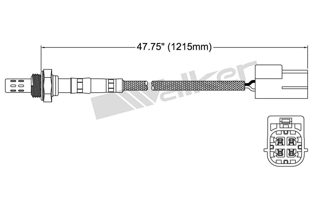 Downstream Left Oxygen Sensor for Nissan Pathfinder 3.5L V6 GAS 2002 2001 P-680241