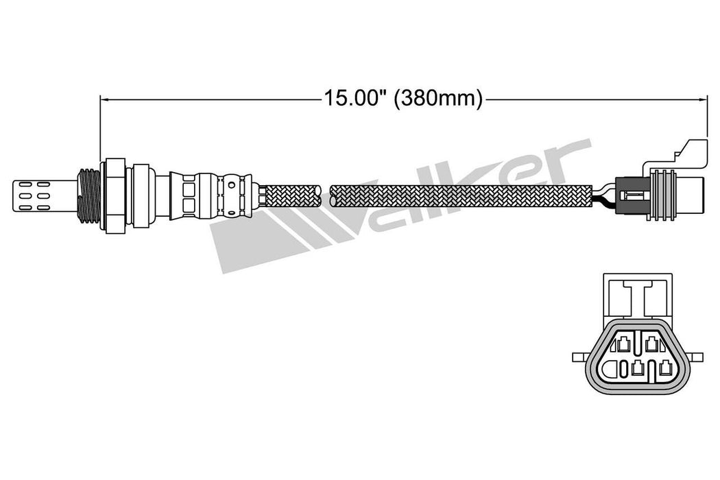 Downstream Left OR Downstream Right Oxygen Sensor for Hummer H3 5.3L V8 GAS 2010 2009 2008 P-680584