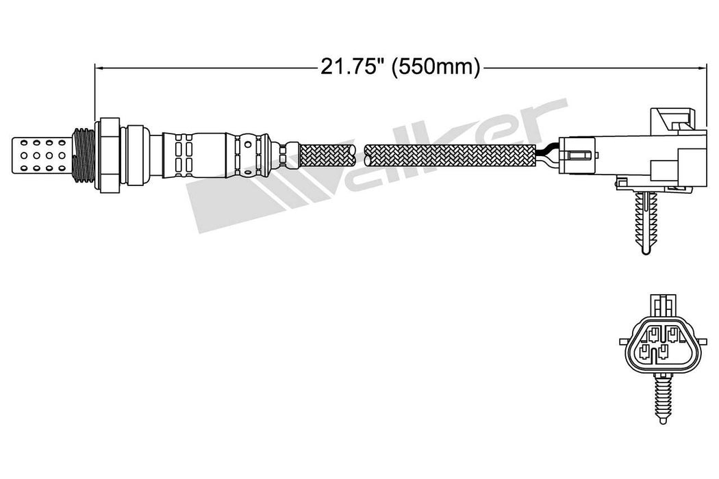 Downstream Left OR Upstream Left OR Upstream Right Oxygen Sensor for Chevrolet Silverado 2500 HD 2015 2014 2013 2012 2011 2006 2005 2004 P-680601