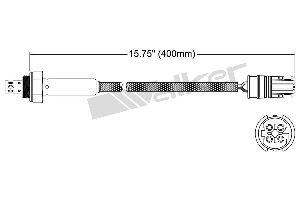 Downstream Oxygen Sensor for BMW 323is 2.5L L6 GAS 1999 1998 P-680649