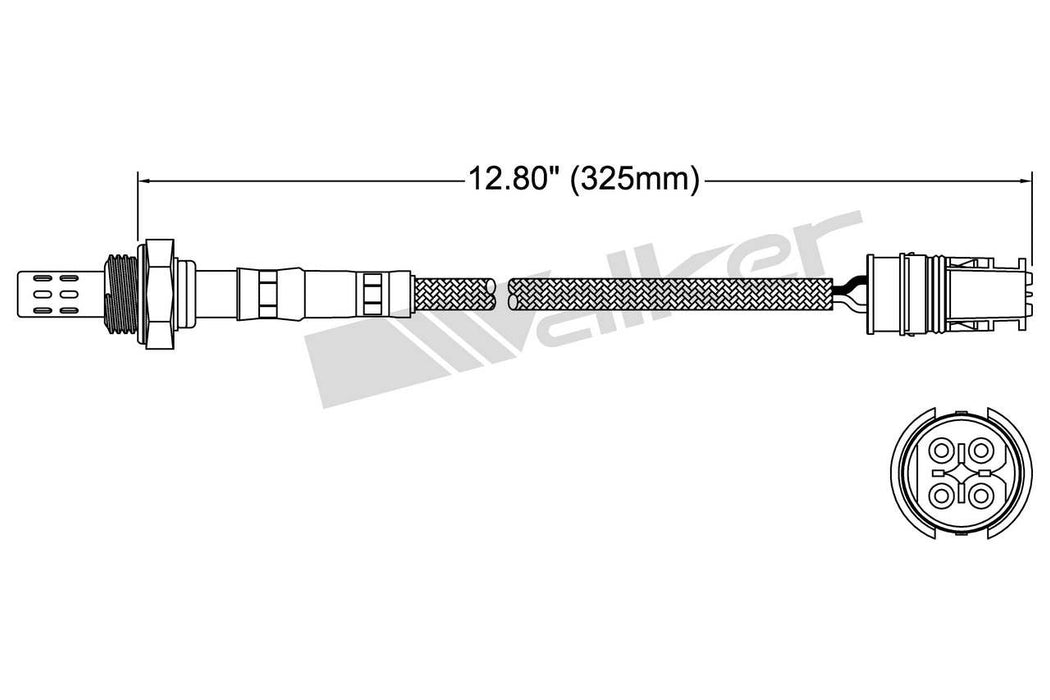 Downstream Left OR Downstream Right Oxygen Sensor for Mercedes-Benz E420 4.2L V8 GAS 1997 P-680698