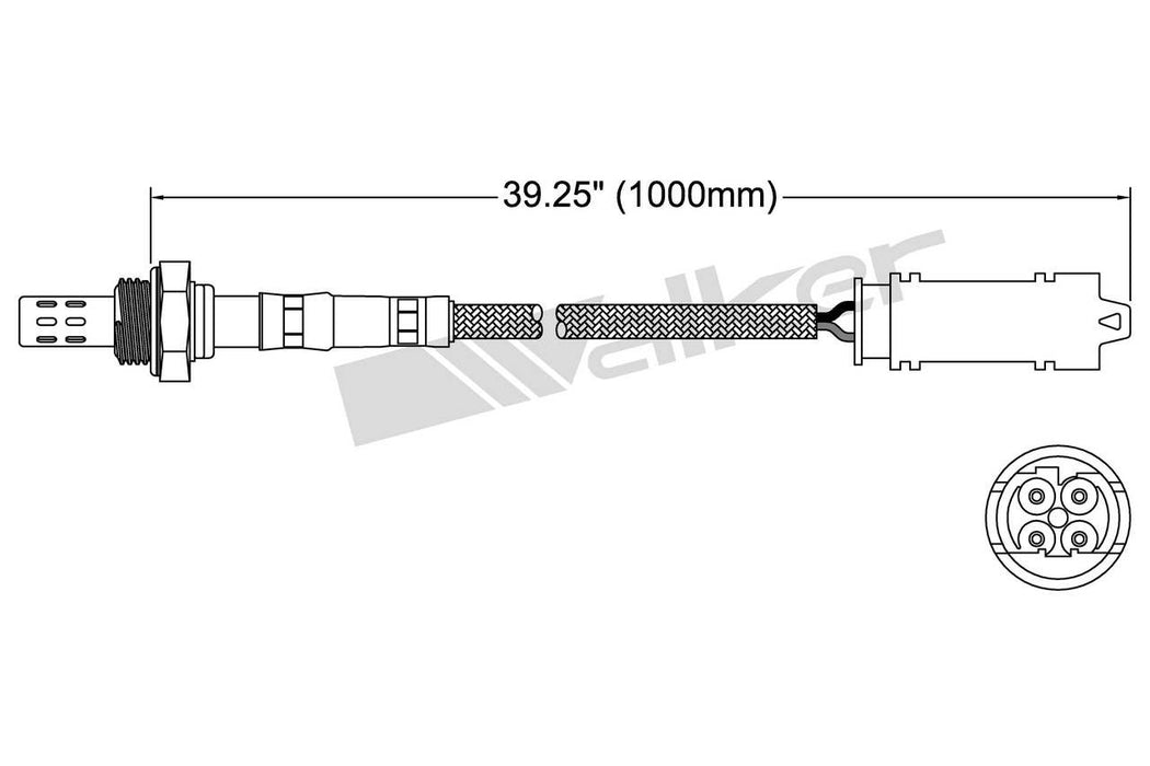 Downstream Oxygen Sensor for BMW 330i 3.0L L6 GAS 2005 2004 2003 P-680969