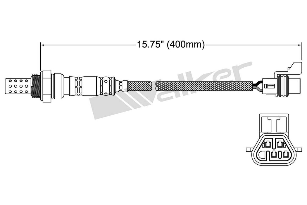 Downstream Oxygen Sensor for Buick Lucerne 3.9L V6 2011 2010 2009 P-681191