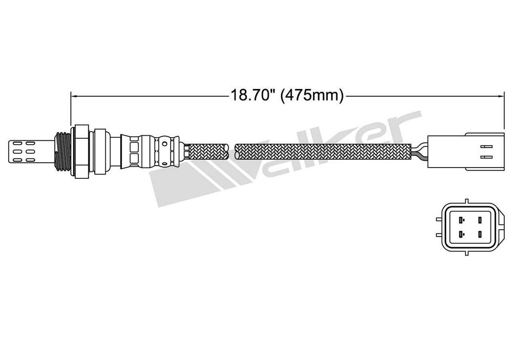 Downstream Oxygen Sensor for Nissan Sentra GAS 2012 2011 2010 2009 2008 2007 P-681329