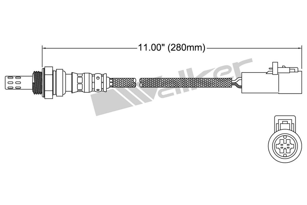 Upstream Left OR Upstream Right Oxygen Sensor for Ford E-250 Econoline 4.2L V6 GAS 10 VIN 2002 2001 2000 P-681357