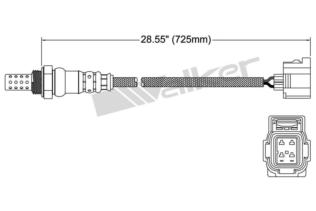 Downstream Left OR Downstream Right Oxygen Sensor for Mercedes-Benz ML450 3.5L V6 ELECTRIC/GAS 2011 2010 P-681391