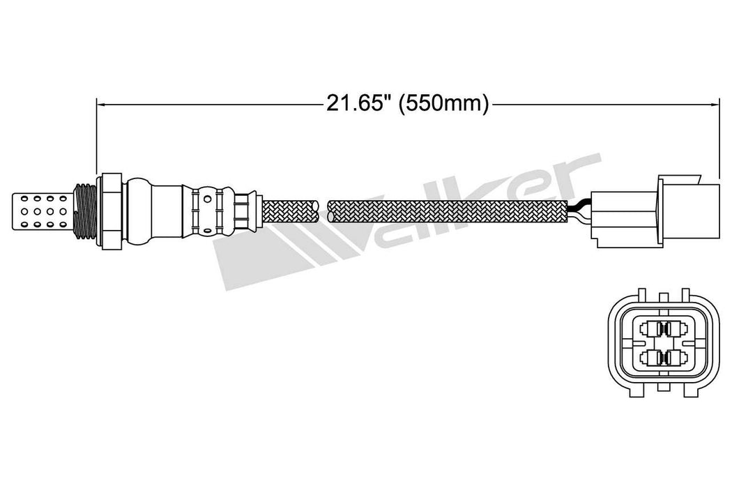 Downstream Oxygen Sensor for Hyundai Elantra 2.0L L4 GAS 19 VIN 2019 2018 2017 P-681448