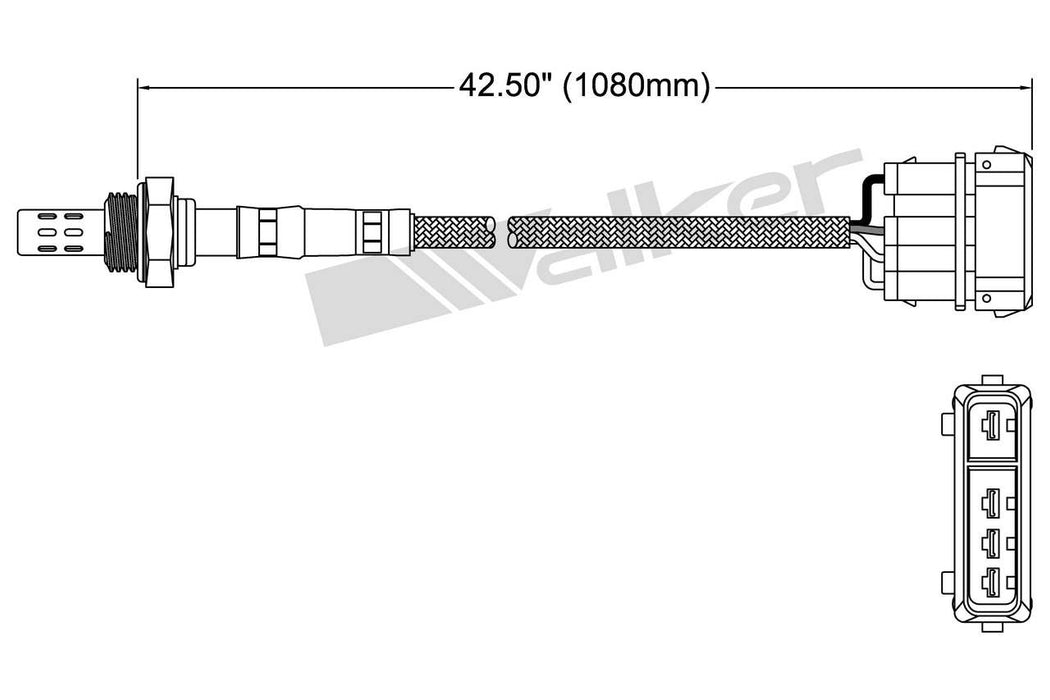 Upstream Oxygen Sensor for Volkswagen Passat 2.8L V6 GAS 1994 1993 P-681512