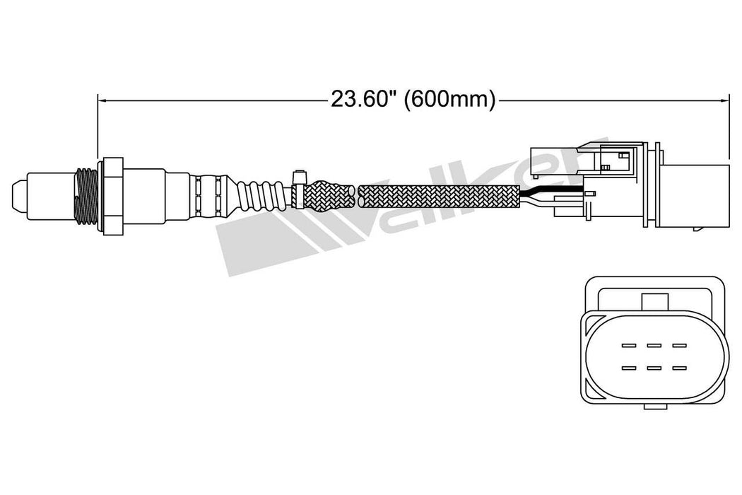 Upstream Left Oxygen Sensor for BMW 545i 4.4L V8 GAS Manual Transmission 2005 2004 P-681955