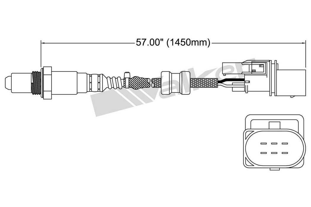 Upstream Oxygen Sensor for Volkswagen Beetle 2.0L L4 GAS 2005 2004 2003 2002 2001 P-681971