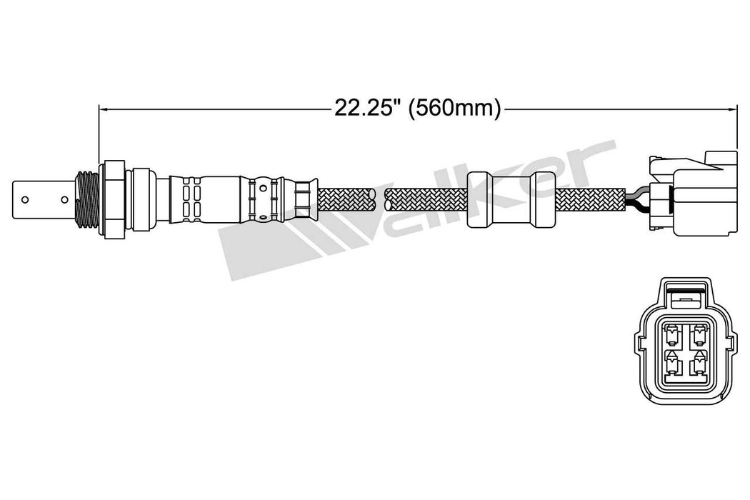 Upstream Oxygen Sensor for Subaru Forester 2.5L H4 GAS 2004 2003 P-683085