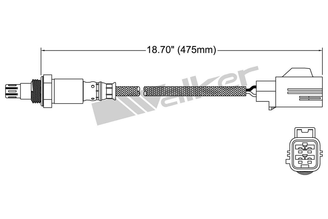 Upstream Oxygen Sensor for Volvo V60 GAS 2020 2019 2018 2017 2016 2015 P-683181