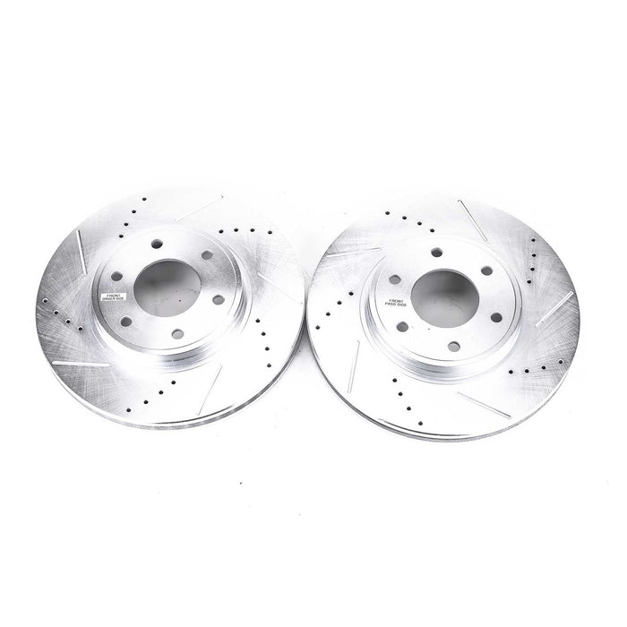 Front Disc Brake Rotor Set for Saab 9-7x Aero 2009 2008 P-1024279